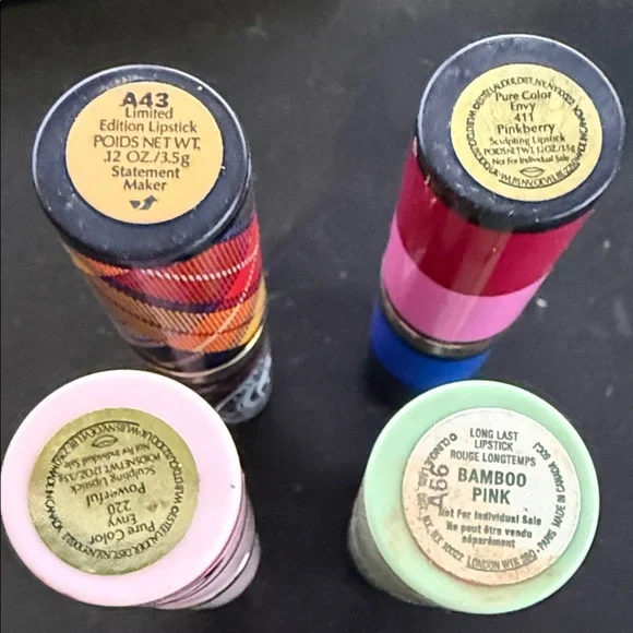 Assorted Women’s Lipstick Collection - Pink, Red, Brown Shades Estée Lauder Pink - Picture 5 of 5